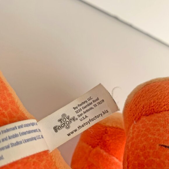 Jurassic World Hybrid Raptor Red Orange Black Dinosaur Plush Stuffed Animal - Picture 7 of 7